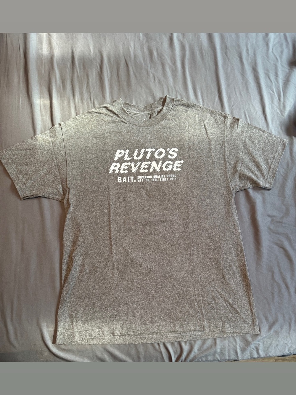 BAIT Pluto's Revenge Men's Gray Graphic T-Shirt